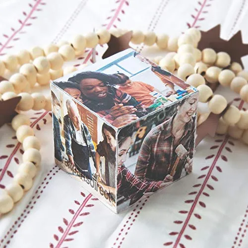 1.5 inch Wood Blocks | Natural Unfinished Craft Wooden Cubes -by CraftpartsDirect.com | Bag of 10