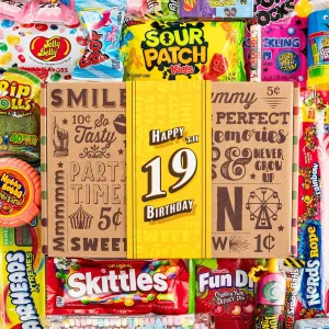 19th Birthday Retro Candy Gift