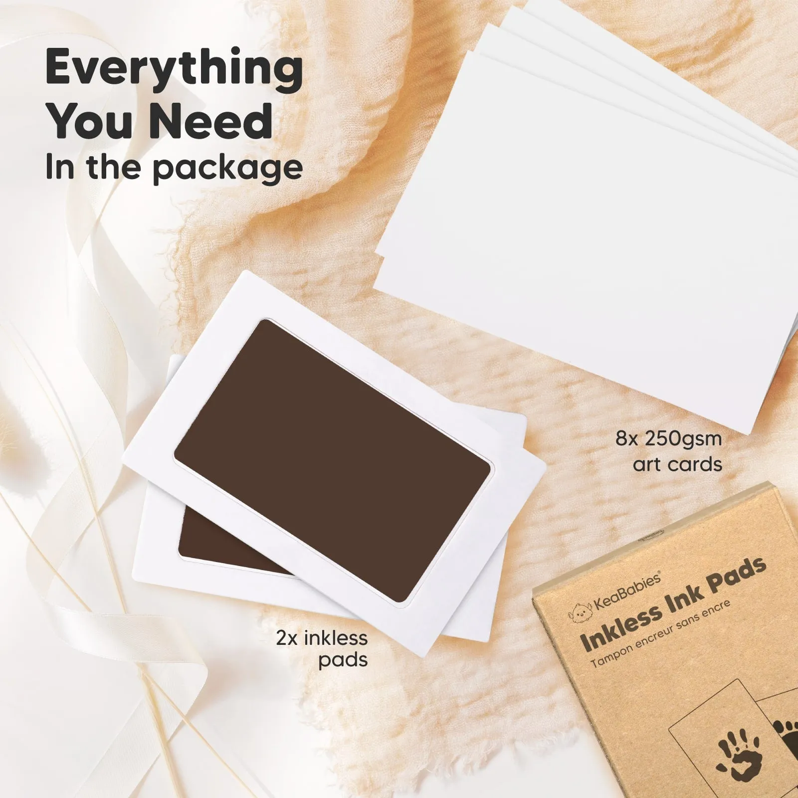 2-Pack Inkless Ink Pads (Pecan)