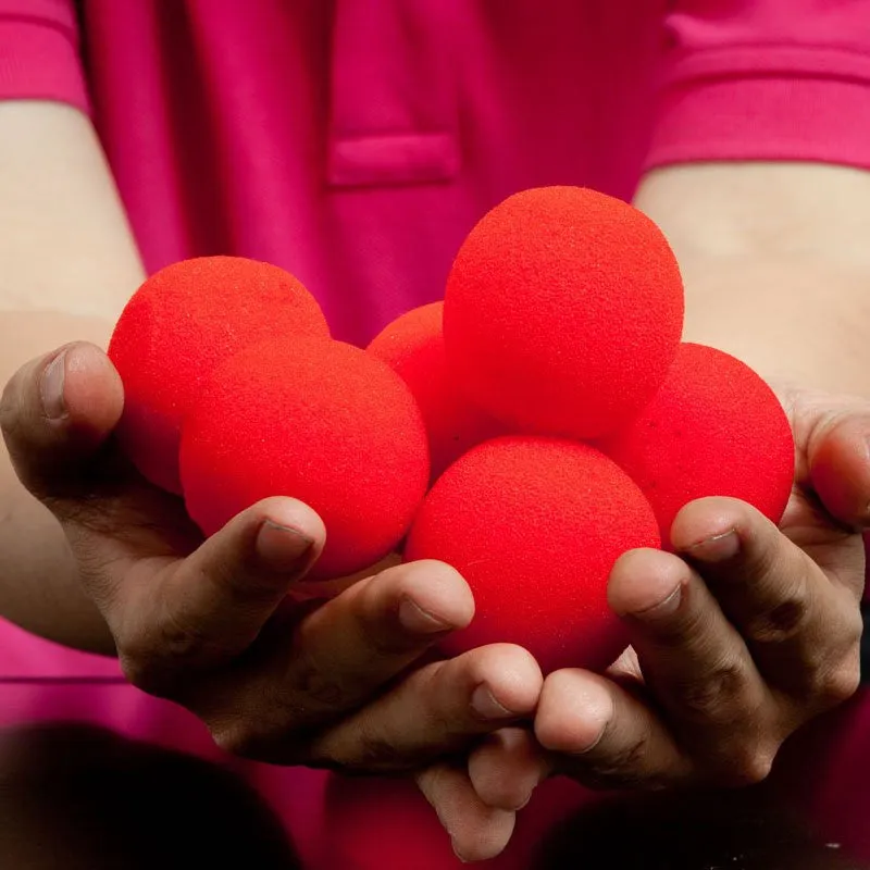 2017 Hot 10PCS 4.5cm Finger Magic Tricks Props Sponge Balls Close-UP Street Classical Illusion Stage Comedy Tricks Magic Balls