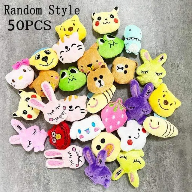 30PC Mini 6 * 4CM Small Soft Stuffed Animal Plush Toy Doll vending machine Toy Rabbit Bear frog Small Toys Baby kids Gifts