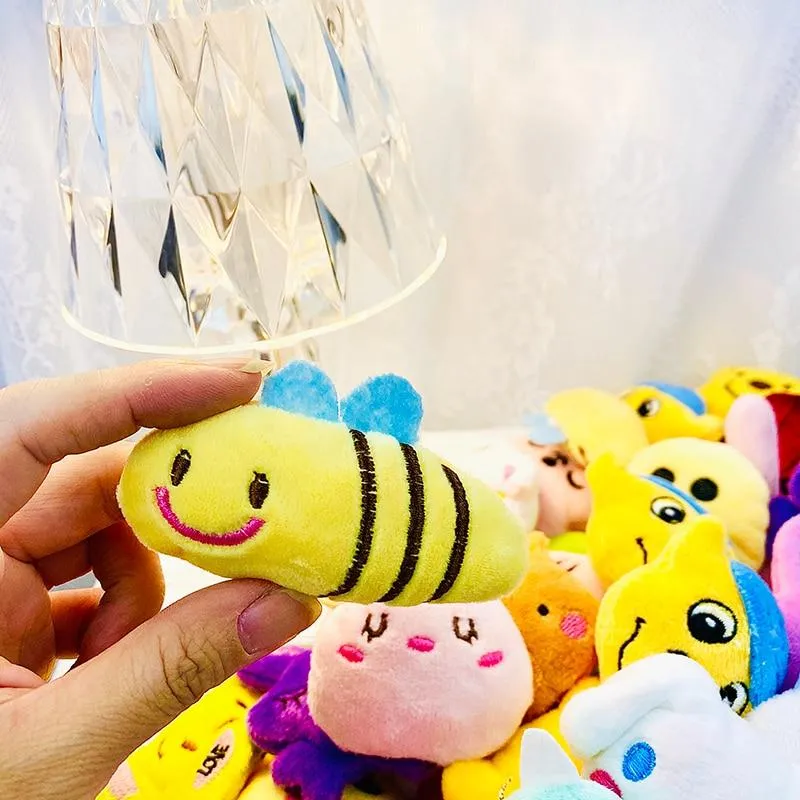 30PC Mini 6 * 4CM Small Soft Stuffed Animal Plush Toy Doll vending machine Toy Rabbit Bear frog Small Toys Baby kids Gifts