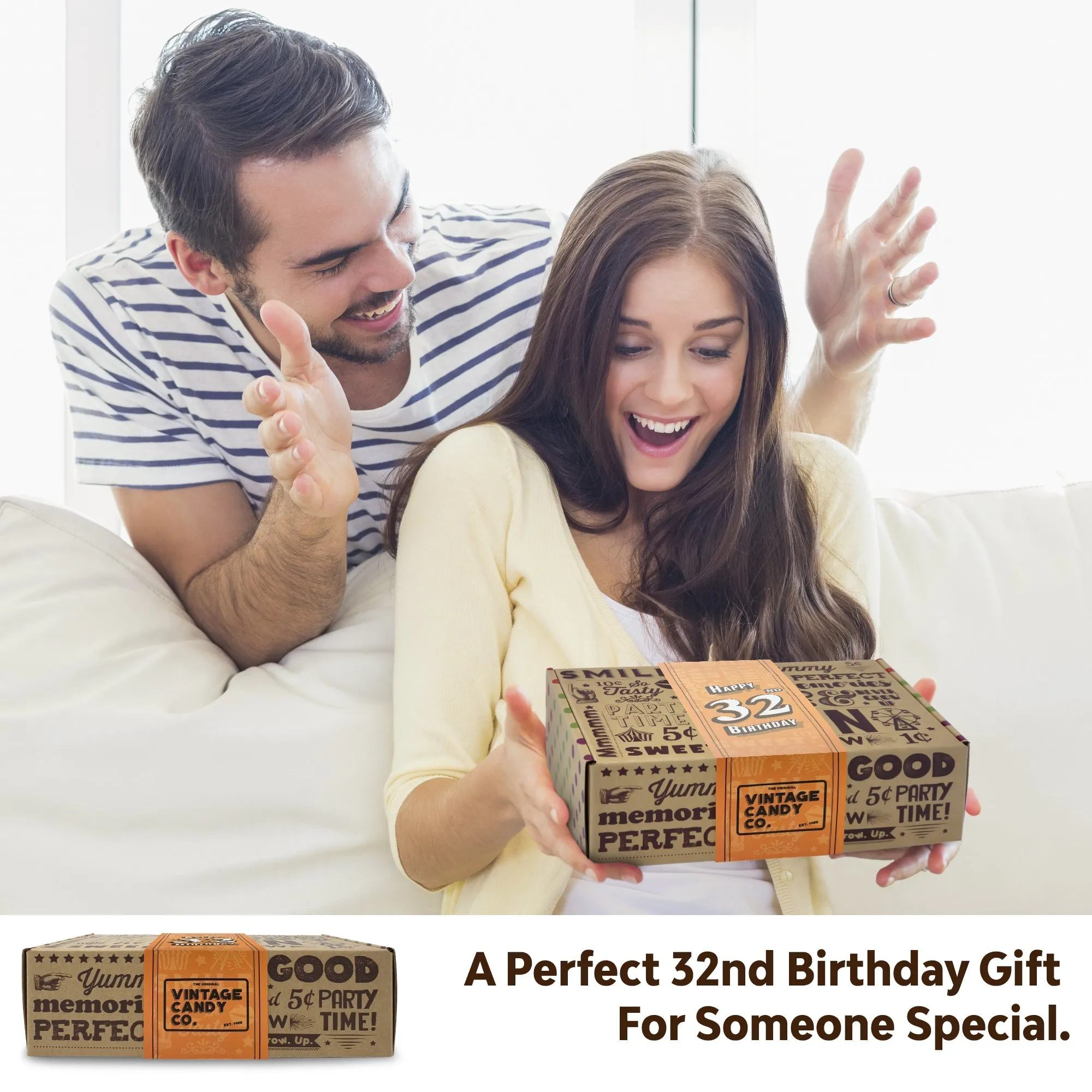 32nd Birthday Retro Candy Gift