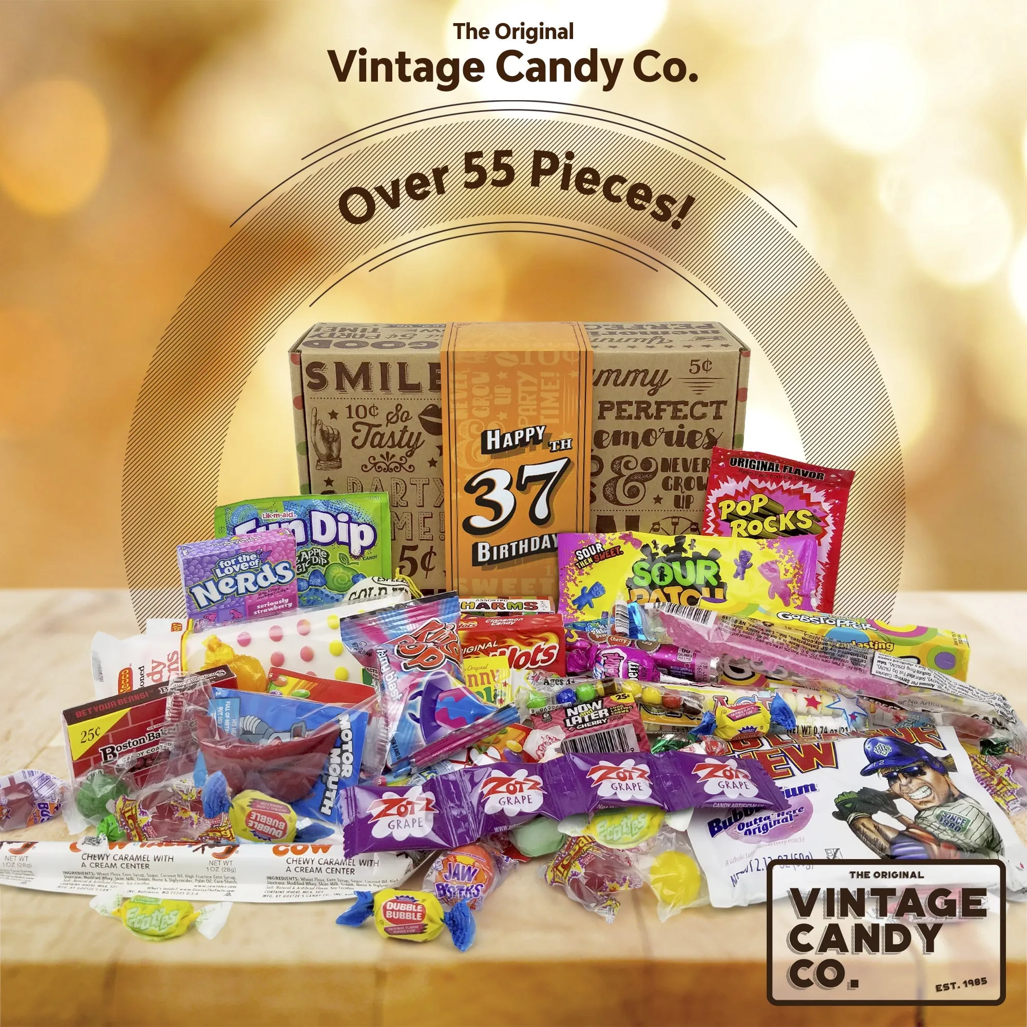 37th Birthday Retro Candy Gift