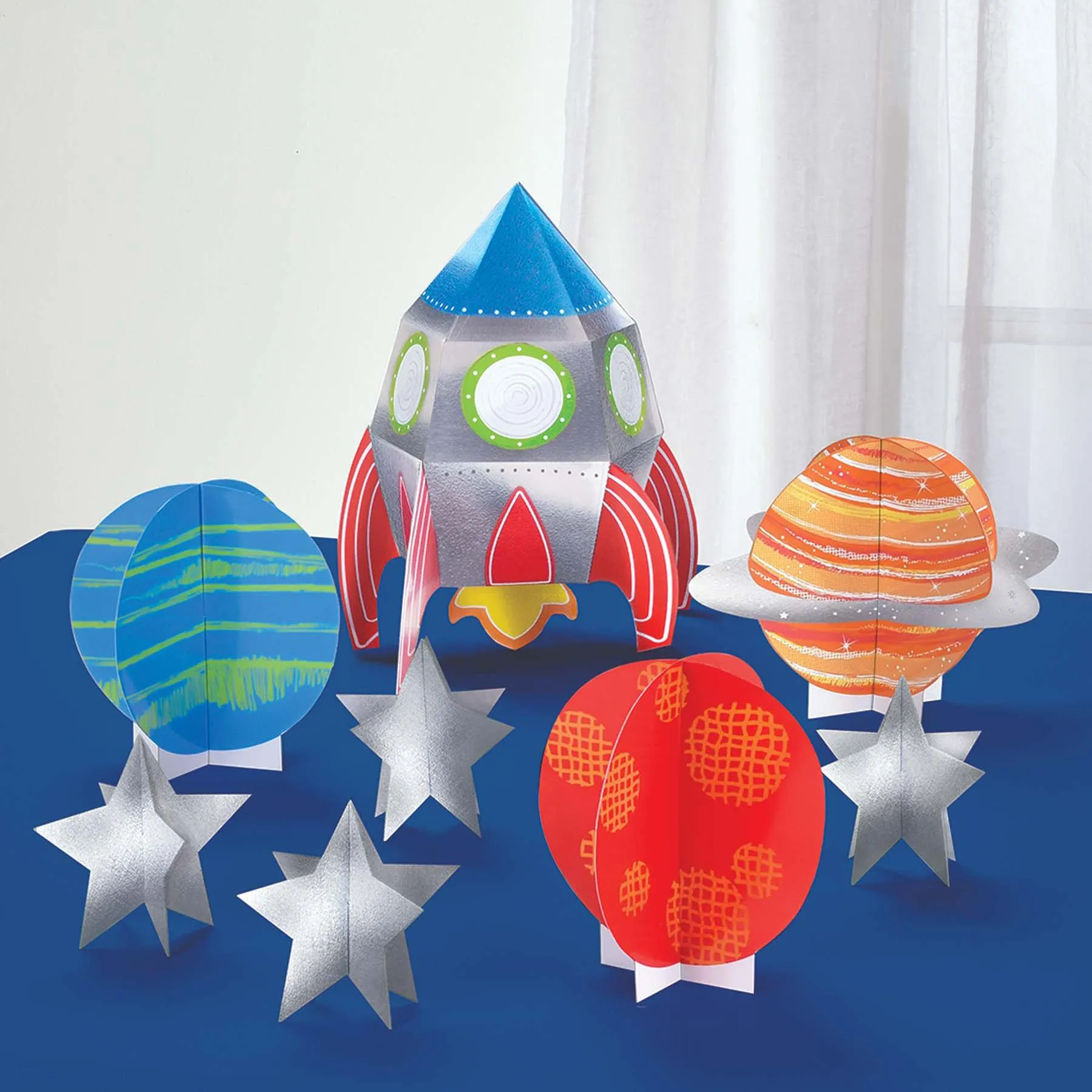 3rd Birthday Blast Off Party Kit For 16 People