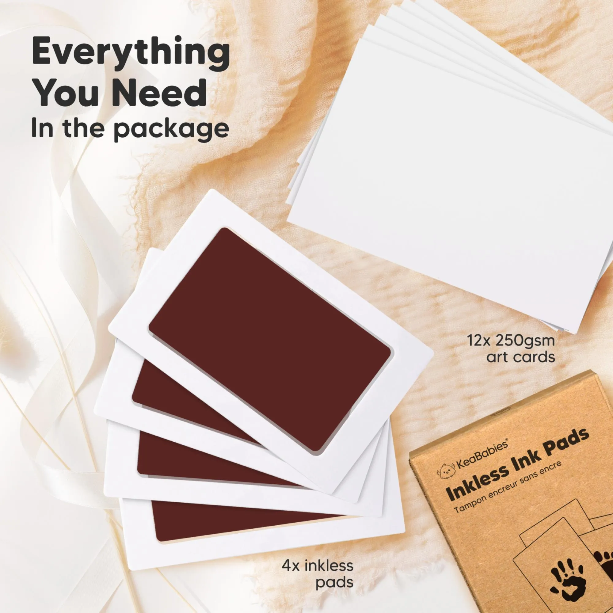 4-Pack Inkless Ink Pads (Auburn)