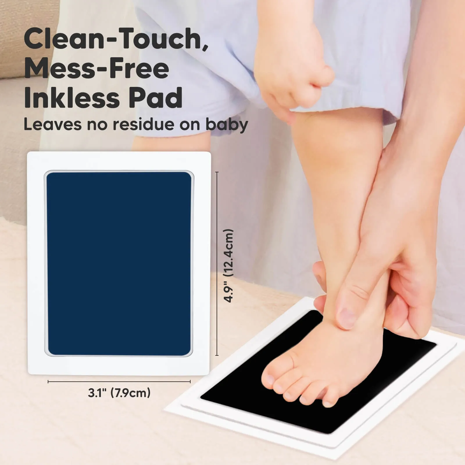 4-Pack Inkless Ink Pads (Jet/Navy)