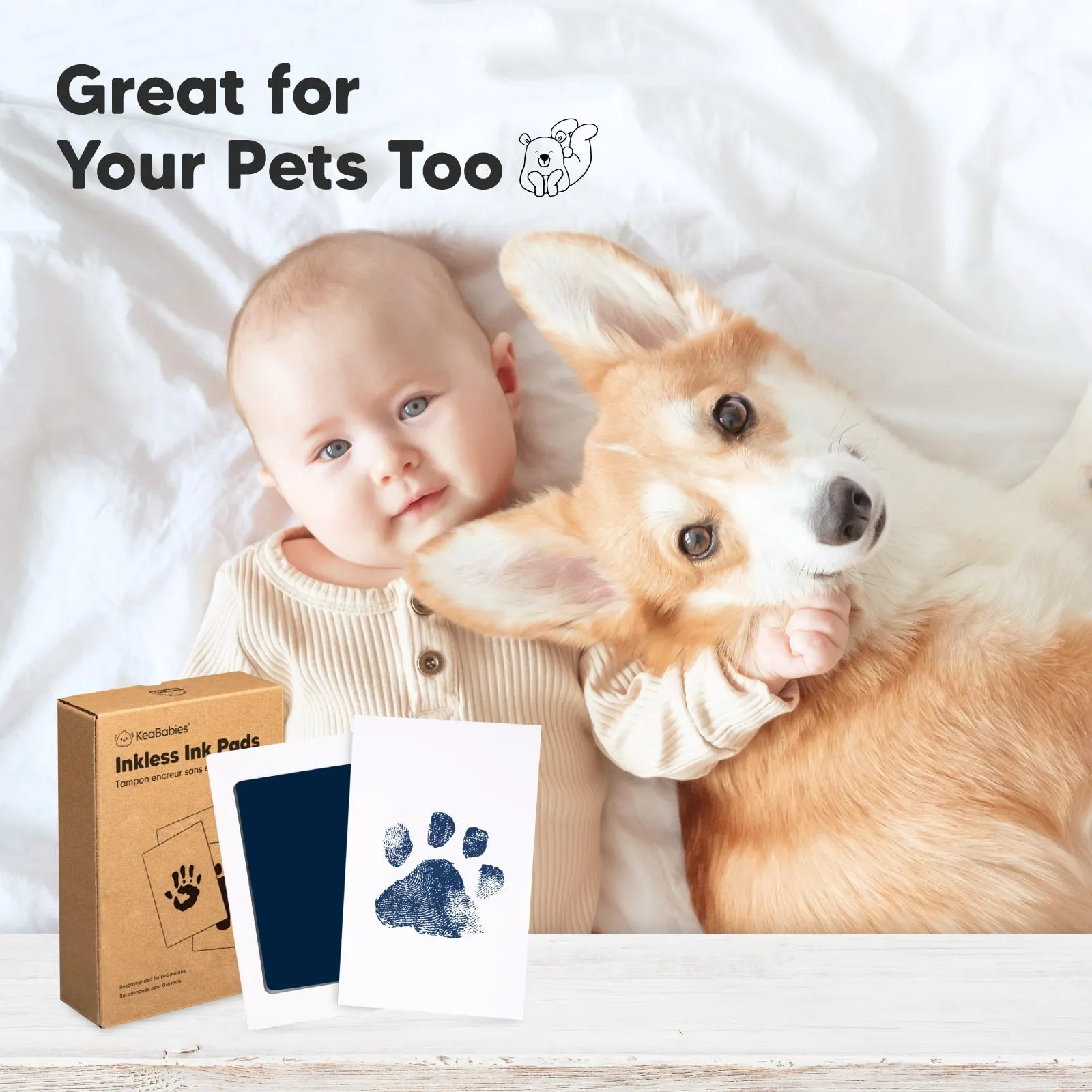 4-Pack Inkless Ink Pads (Navy)