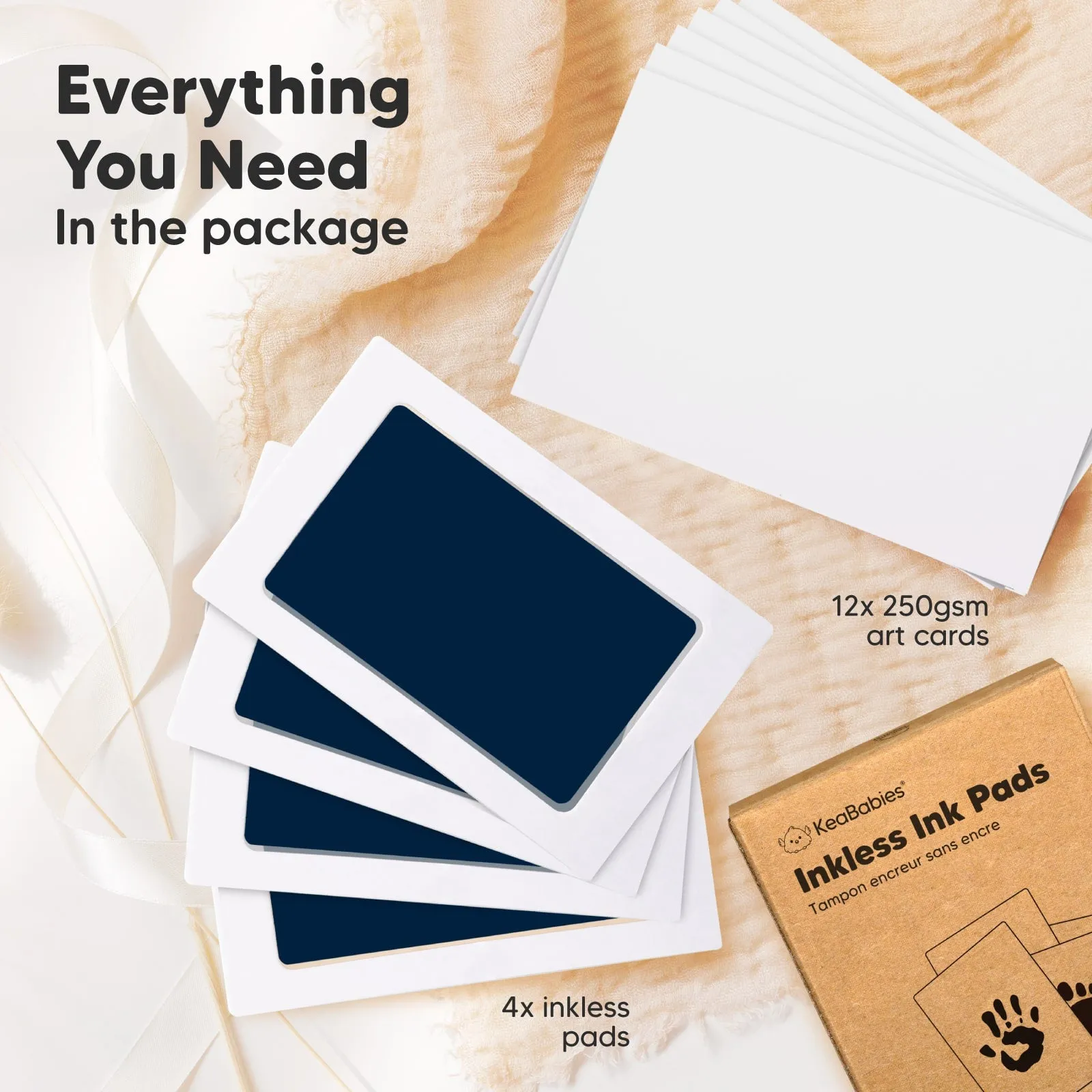 4-Pack Inkless Ink Pads (Navy)
