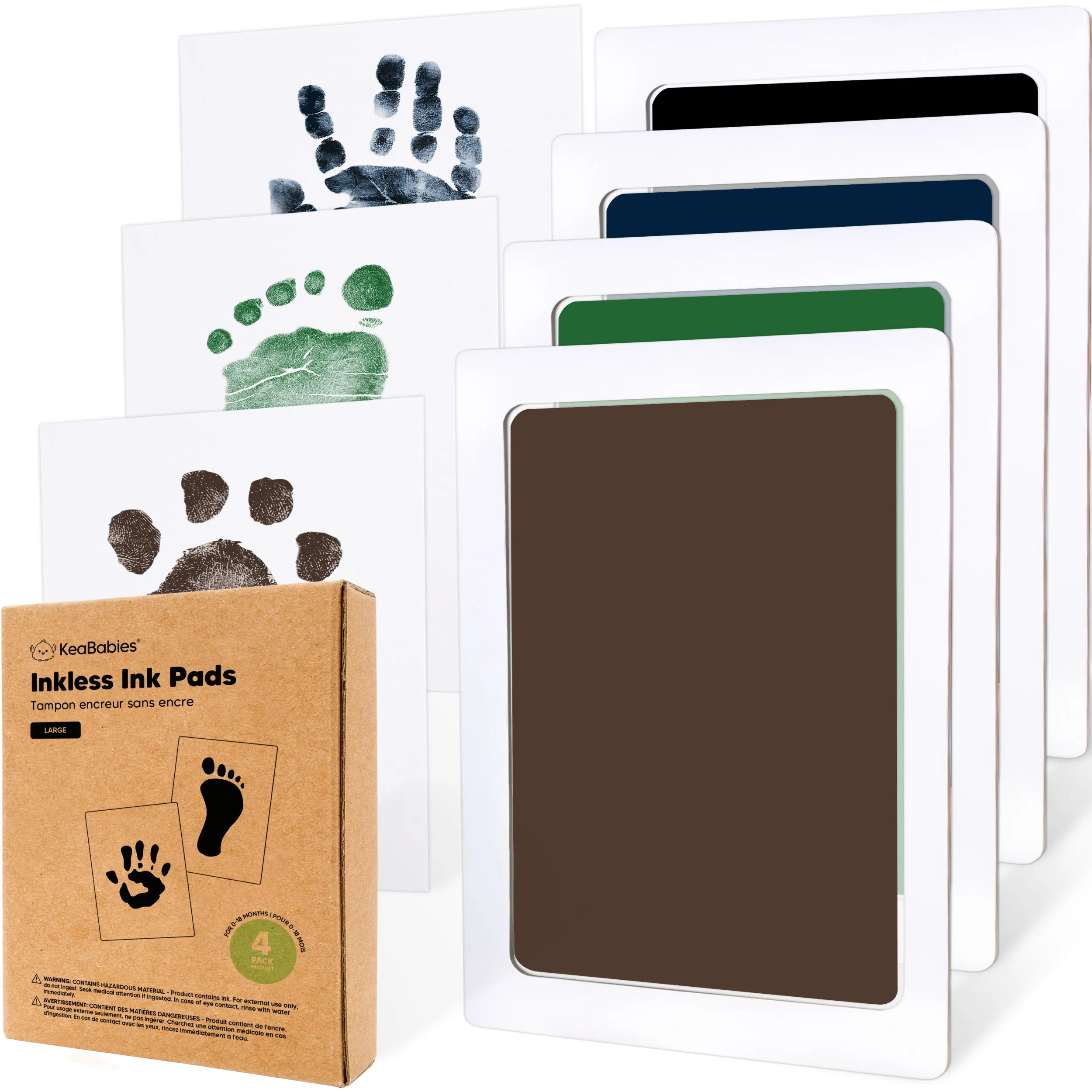 4-Pack Inkless Ink Pads