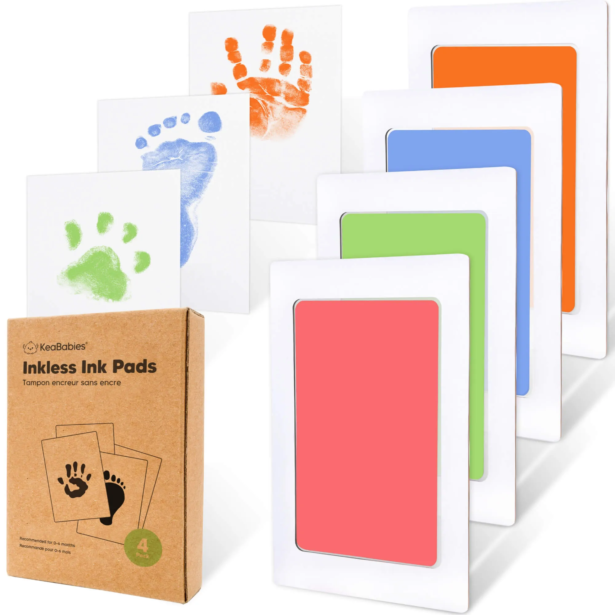 4-Pack Inkless Ink Pads