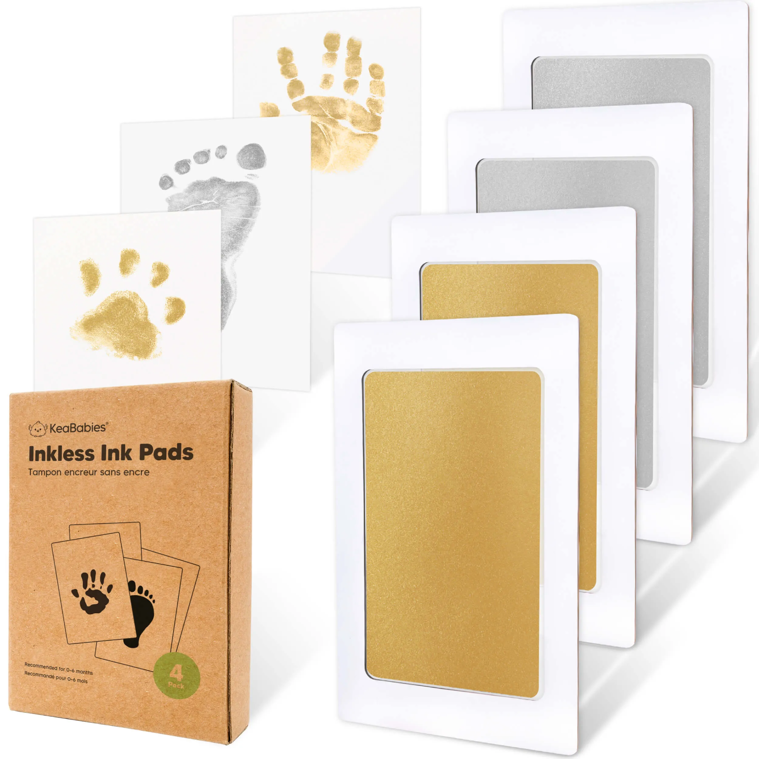 4-Pack Inkless Ink Pads