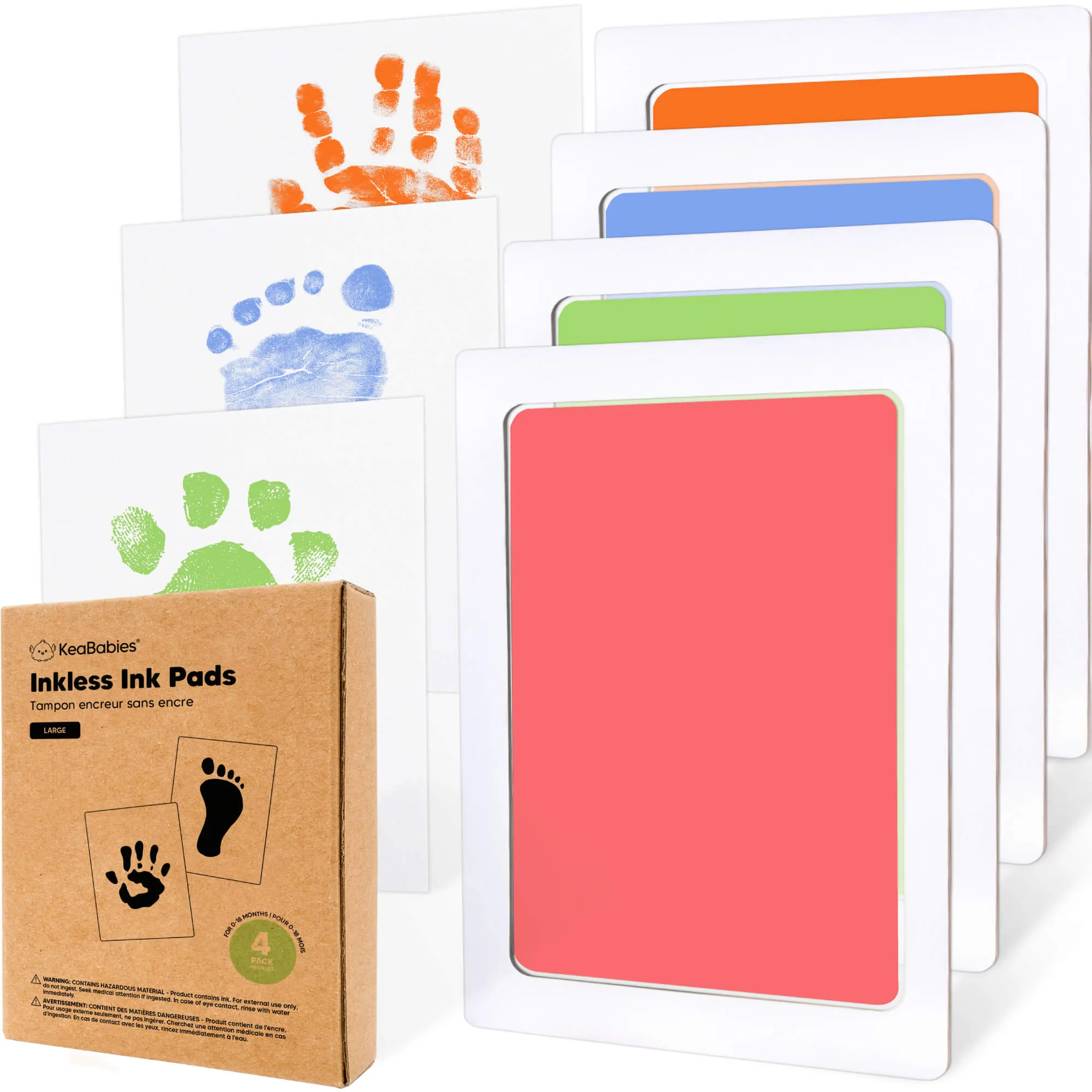 4-Pack Inkless Ink Pads