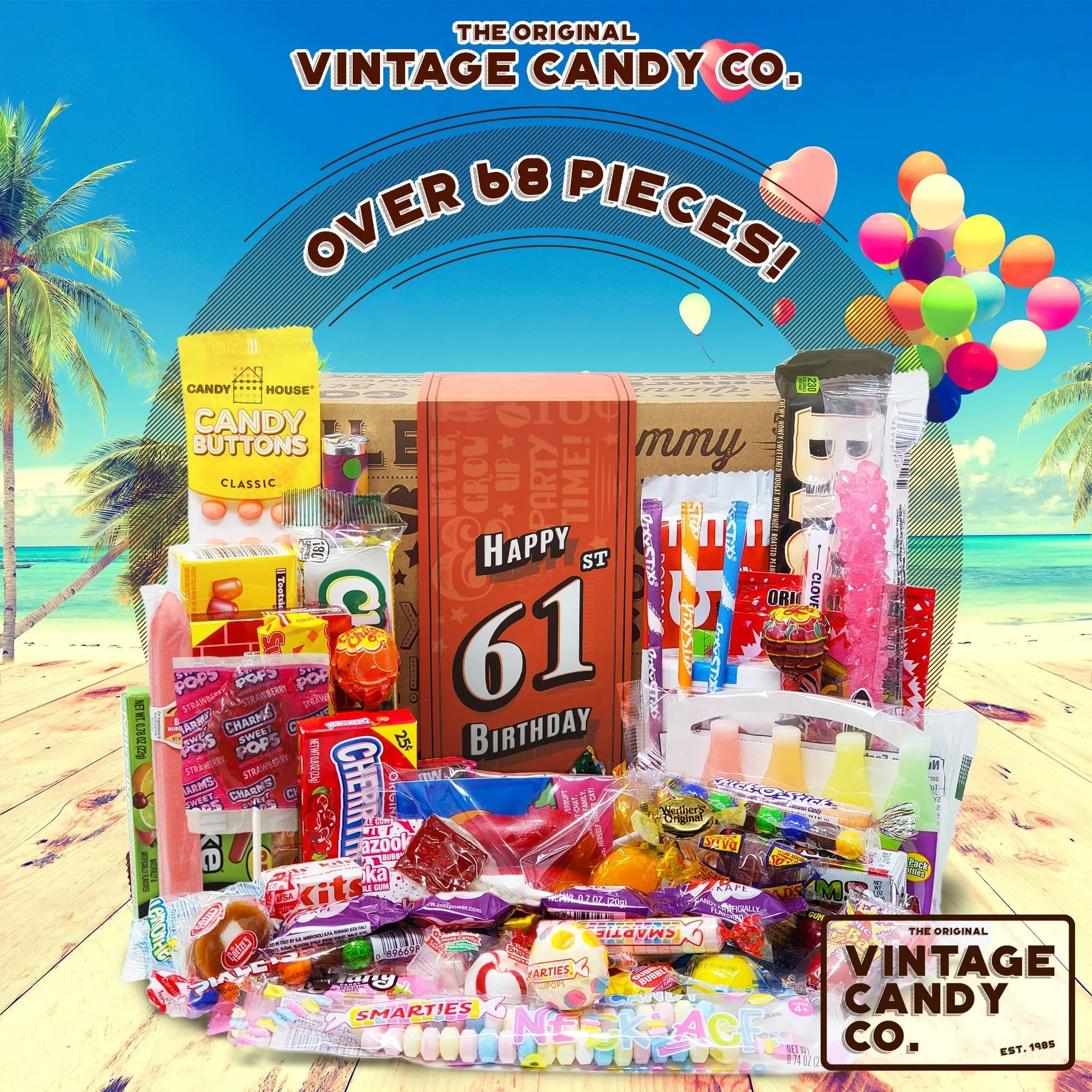 61st Birthday Retro Candy Gift