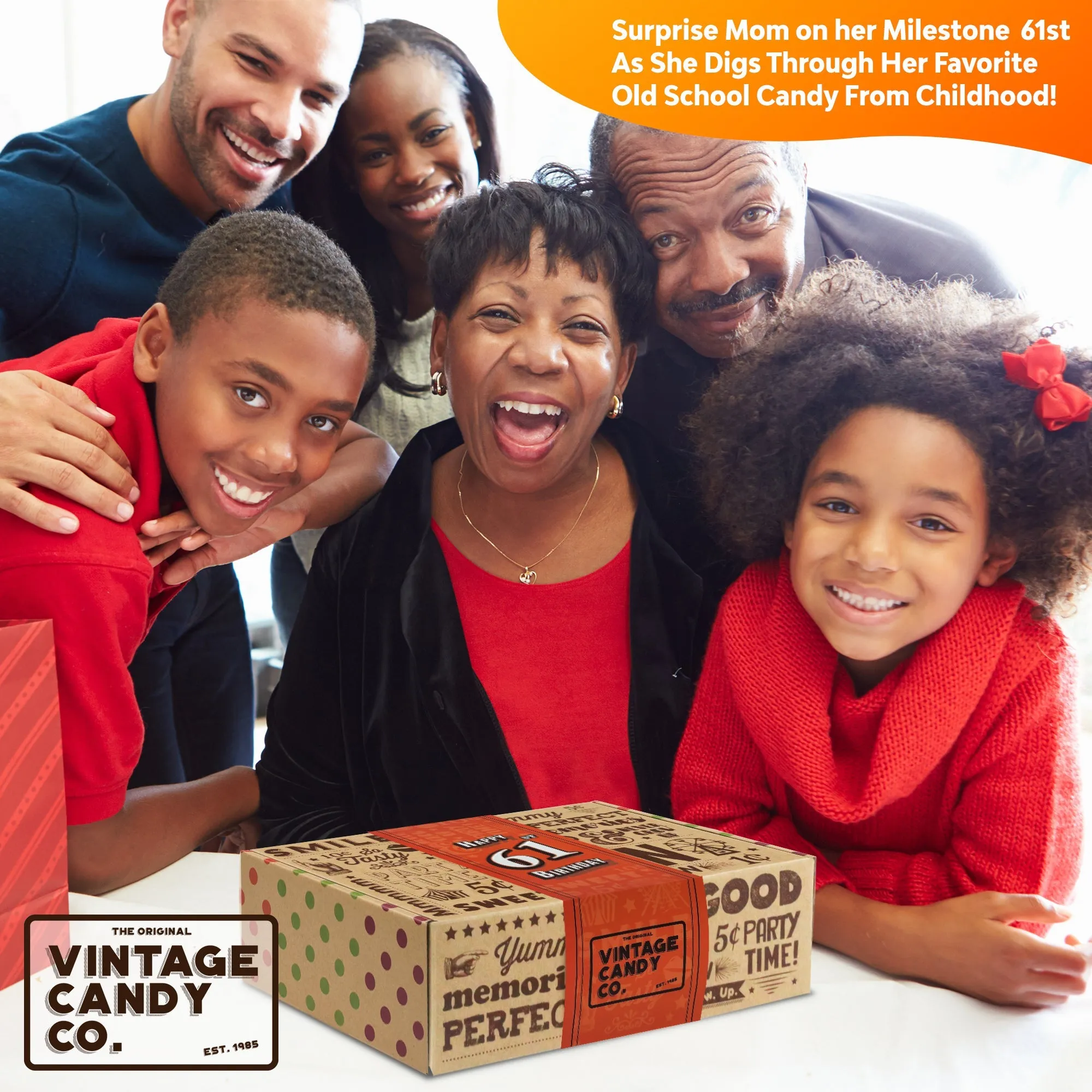 61st Birthday Retro Candy Gift