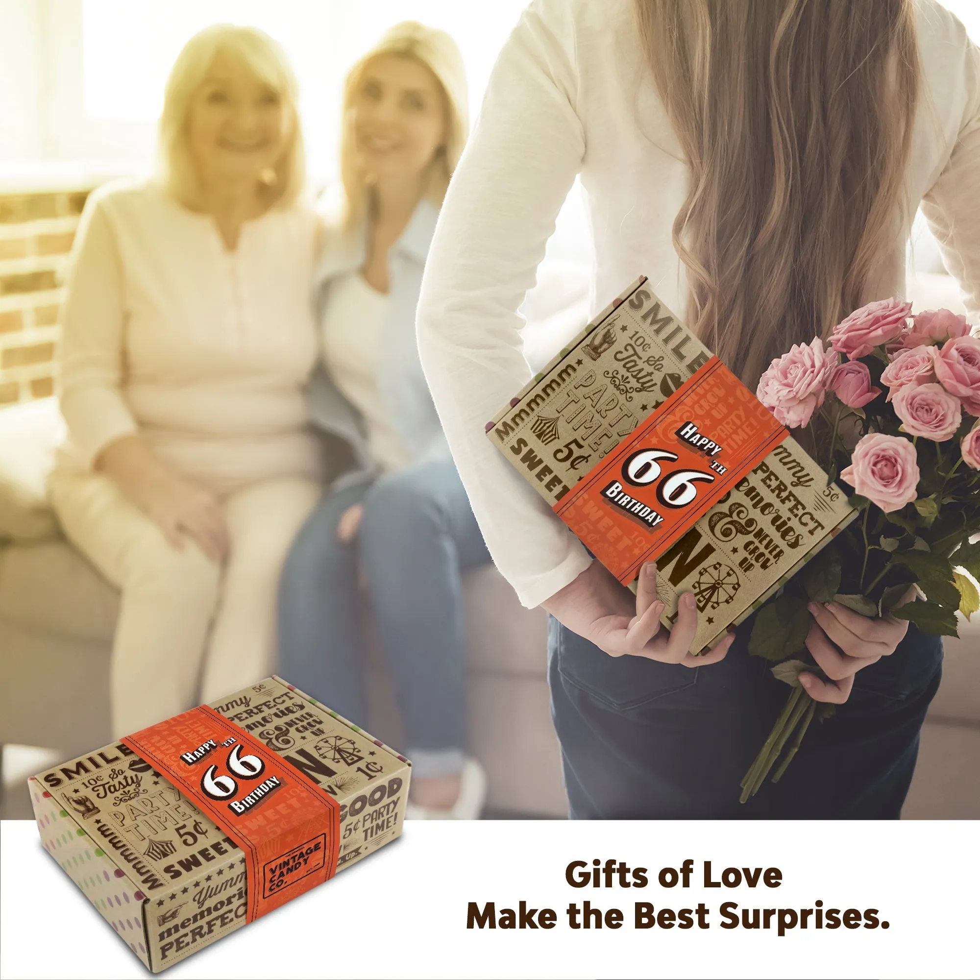 66th Birthday Retro Candy Gift