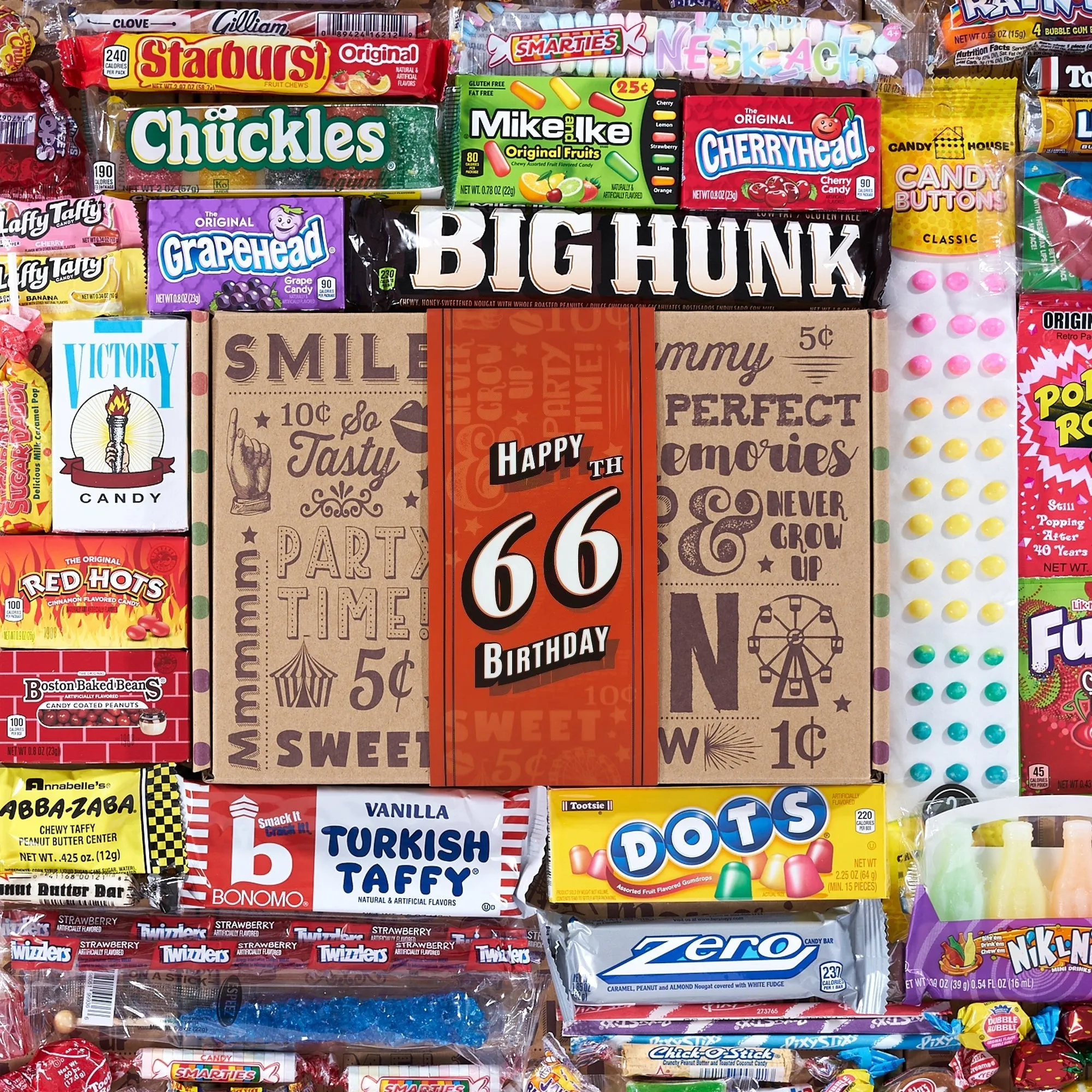 66th Birthday Retro Candy Gift