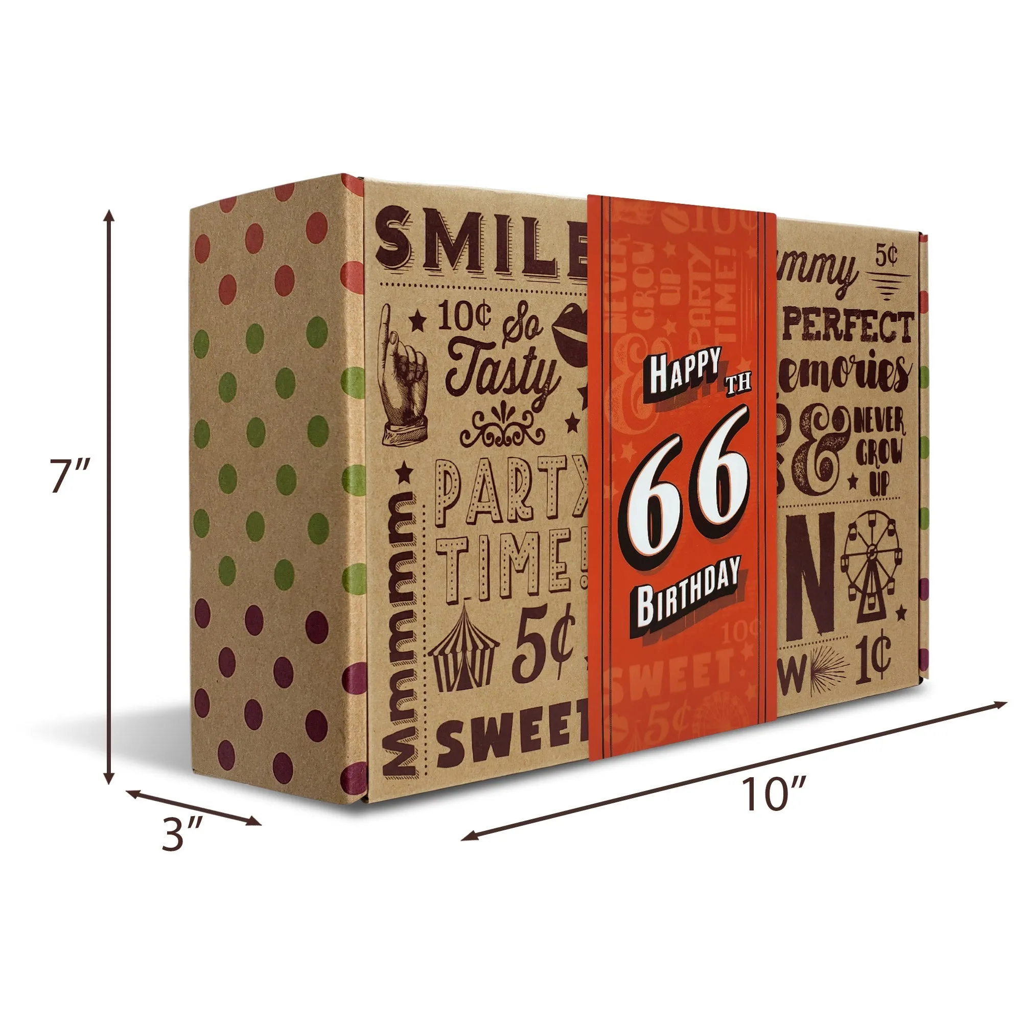 66th Birthday Retro Candy Gift