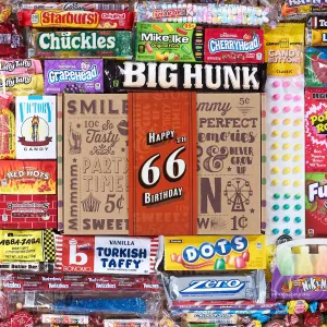 66th Birthday Retro Candy Gift