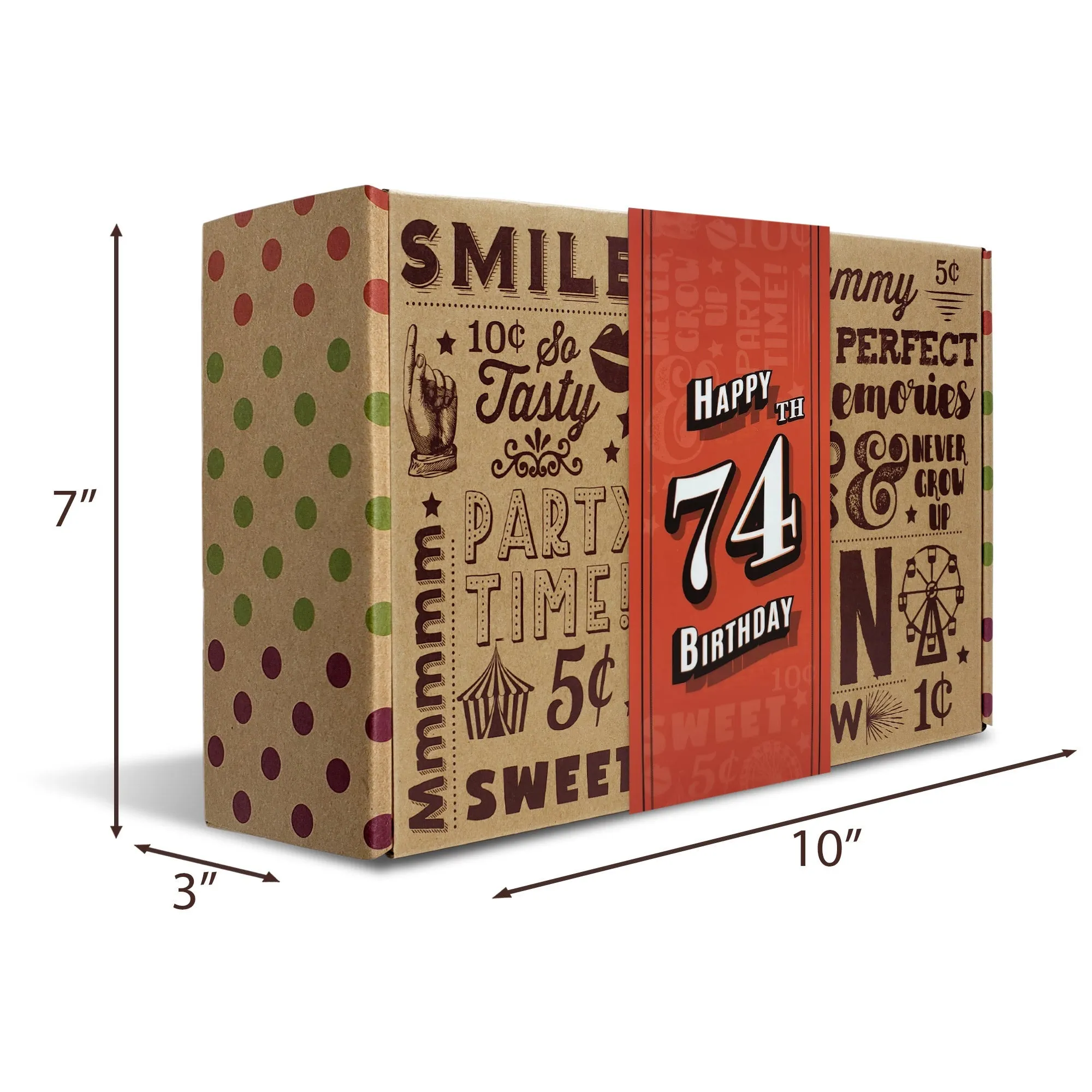 74th Birthday Retro Candy Gift