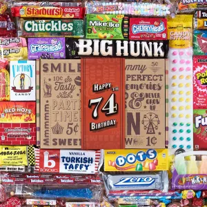 74th Birthday Retro Candy Gift