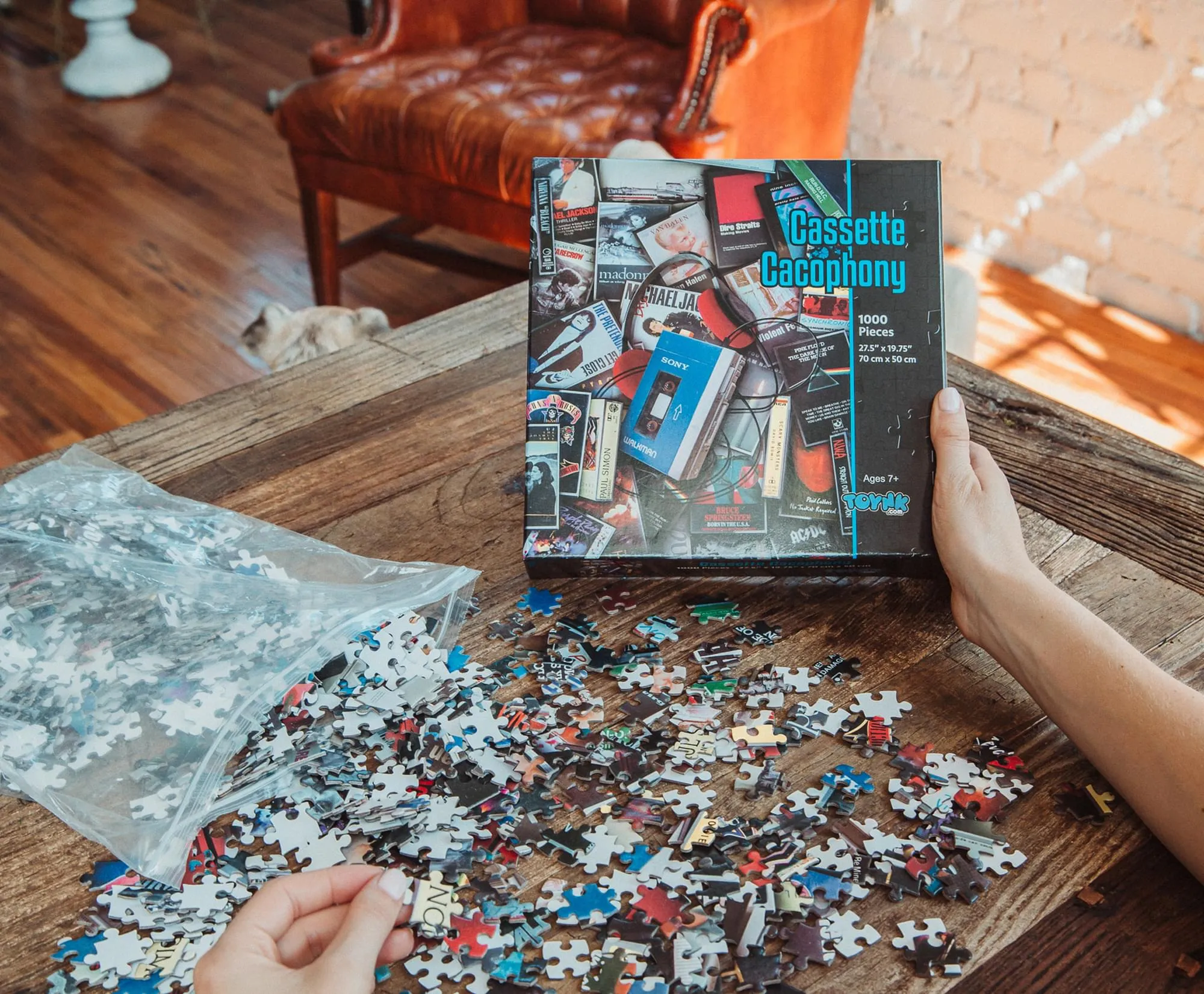80s Cassette Music Hits 1000-Piece Jigsaw Puzzle