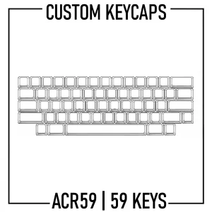ACR59 60% Keyboard Custom Keycaps ( ANSI | 59 Keys )
