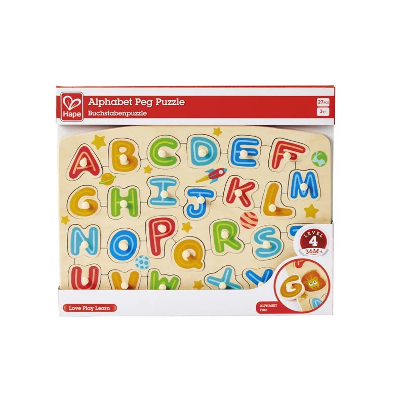 Alphabet Peg Puzzle (27pc)
