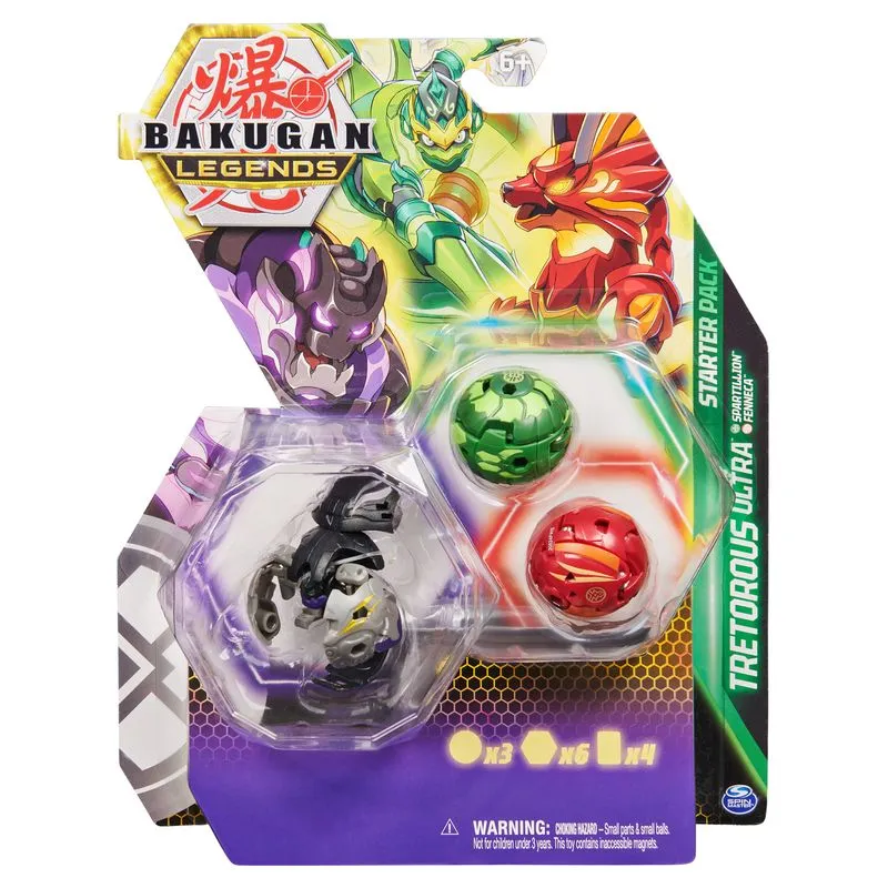 Bakugan Legends Starter Pack Series 5 Tretorous Ultra/Spartillion/Fenneca