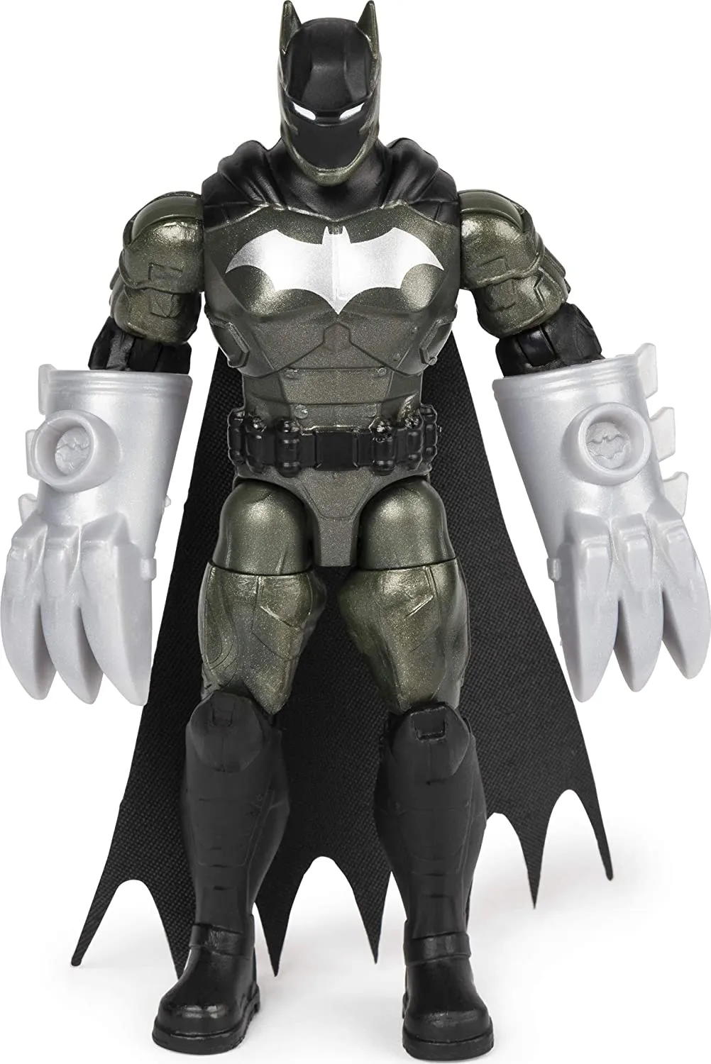 BATMAN Batcycle Vehicle with Exclusive and Clayface 4-Inch Action Figures