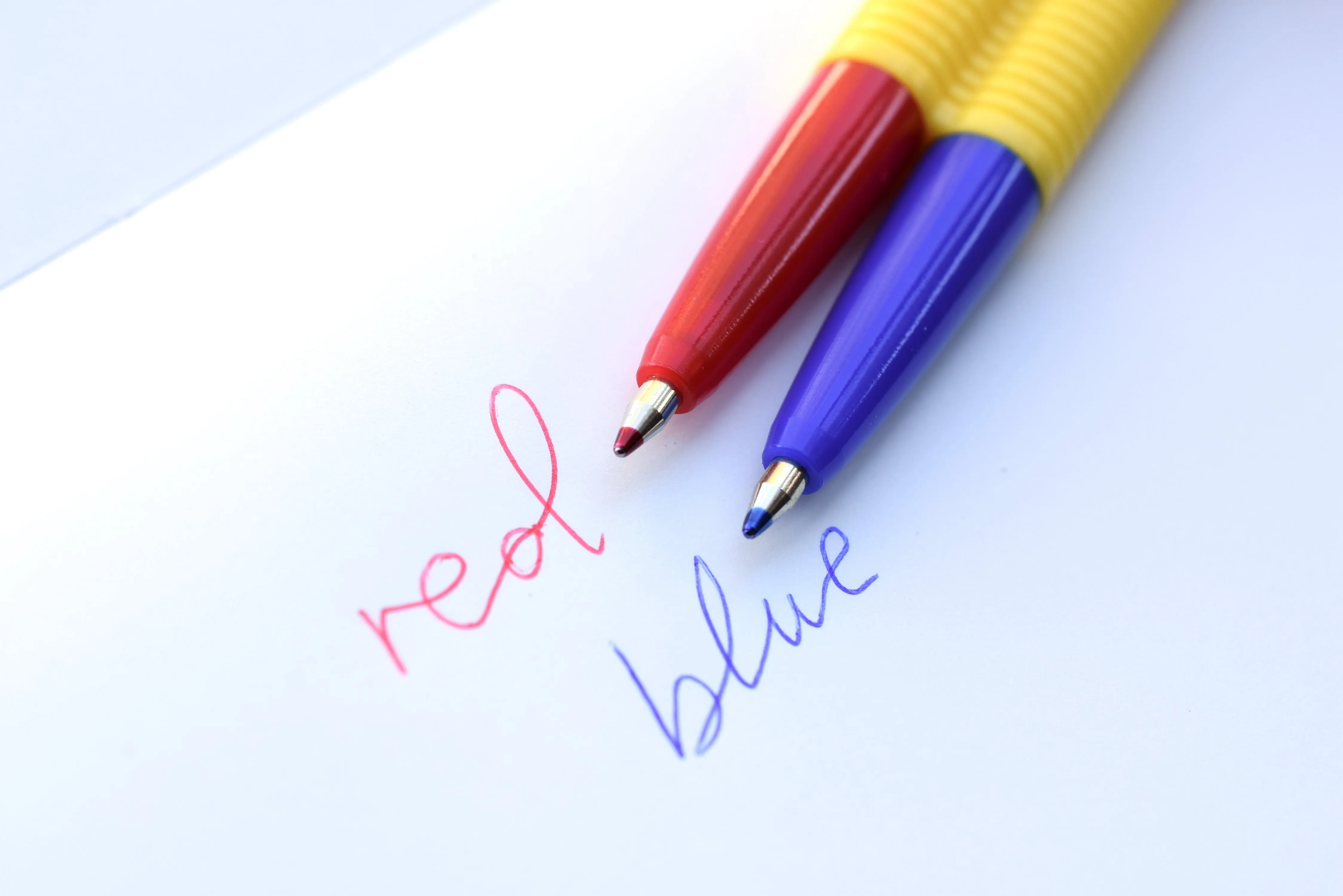 Batons Dual Ballpoint Pen - Yellow