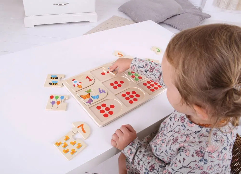 Big Jigs Picture & Number Matching Puzzle