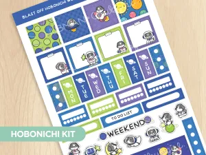 Blast Off Theme Hobonichi Weeks Kit