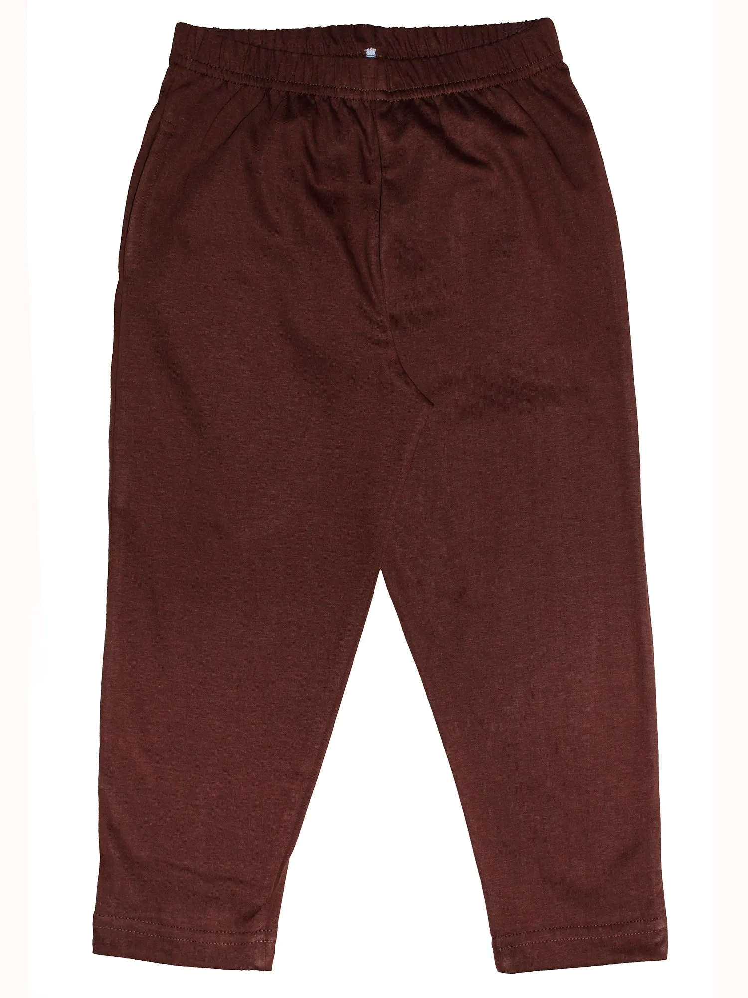 Boys Cotton T-Shirt with Print & Solid Pyjama Sets