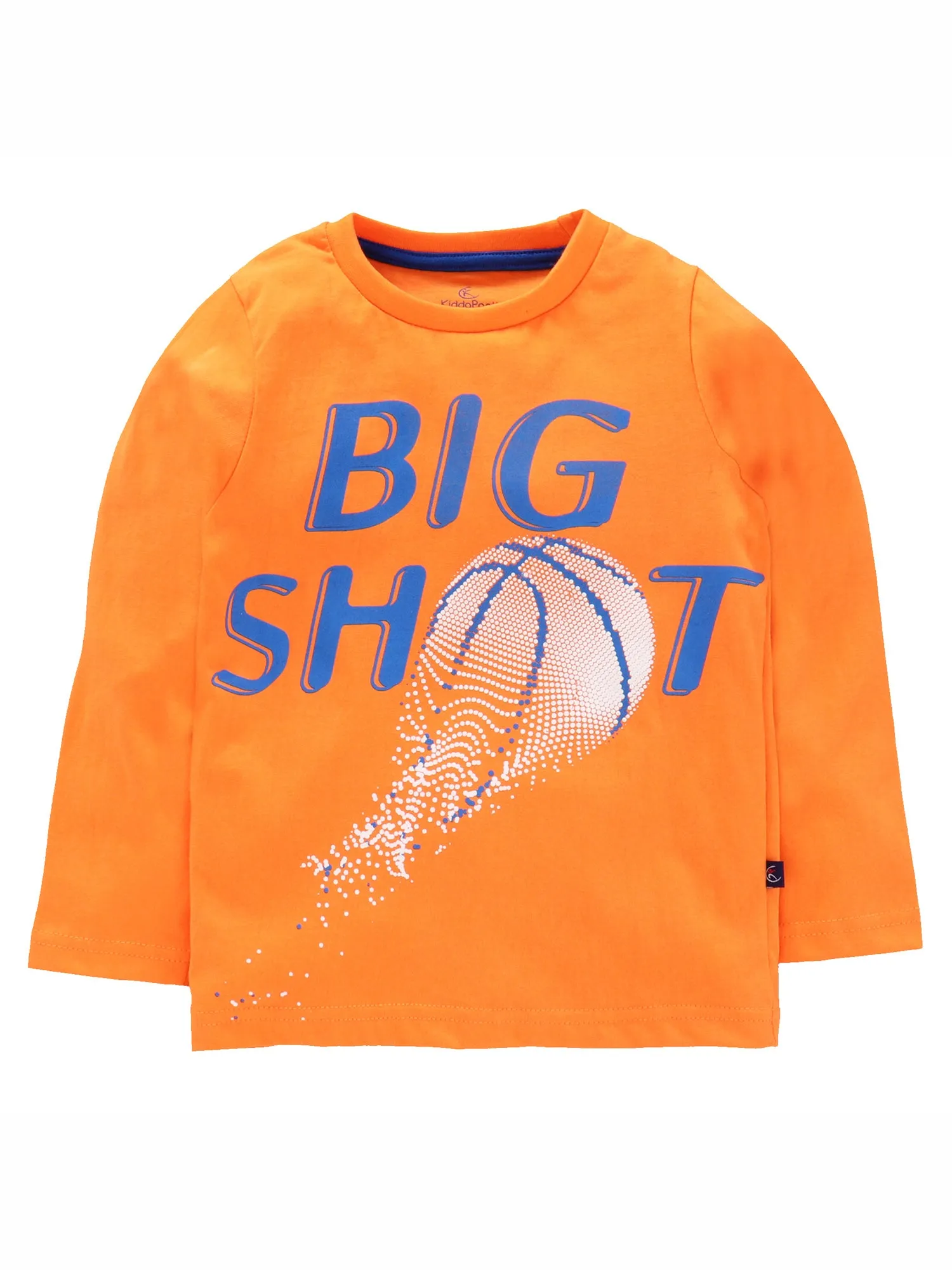 Boys Cotton T-Shirt with Print & Solid Pyjama Sets