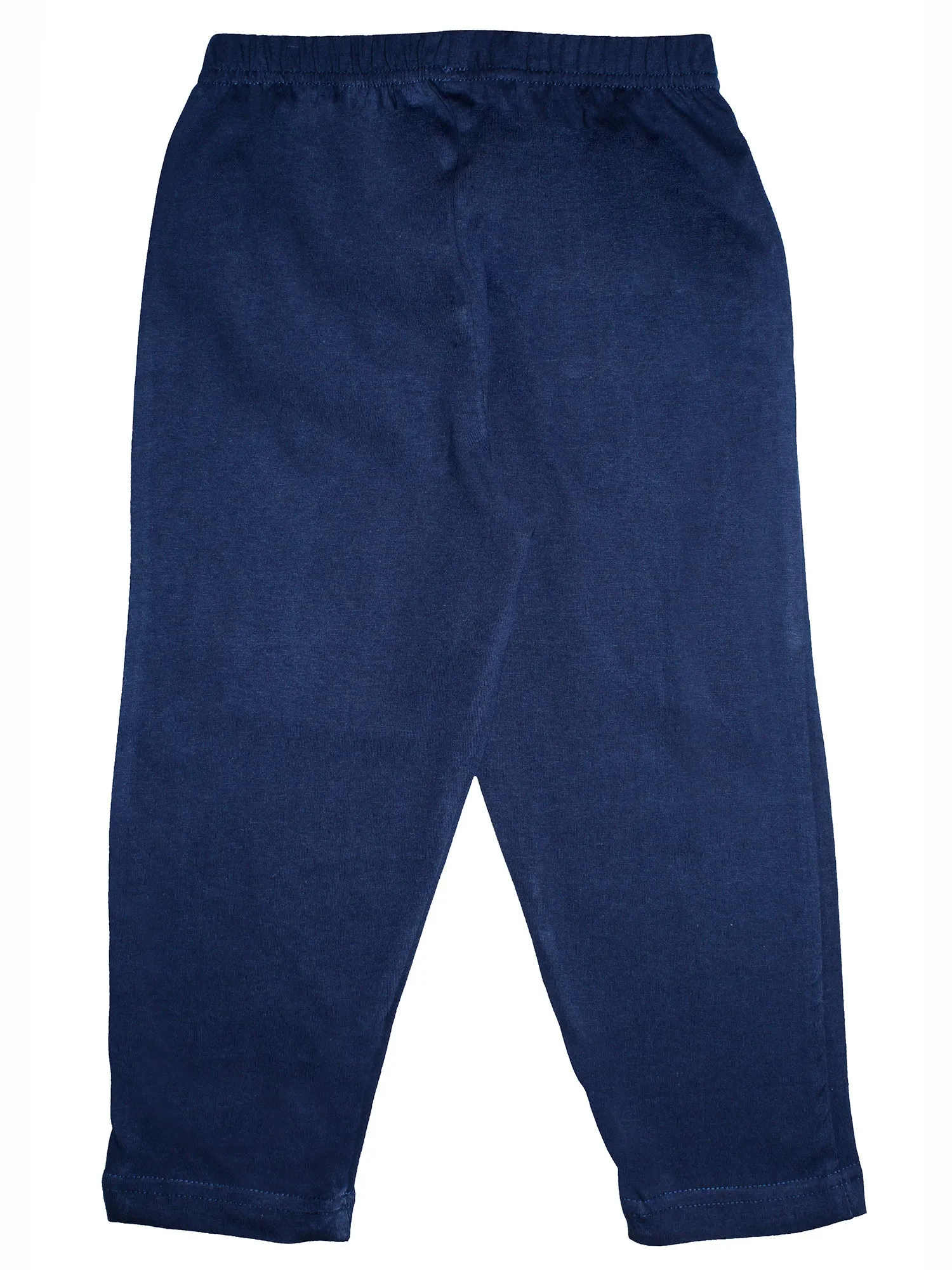 Boys Cotton T-Shirt with Print & Solid Pyjama Sets