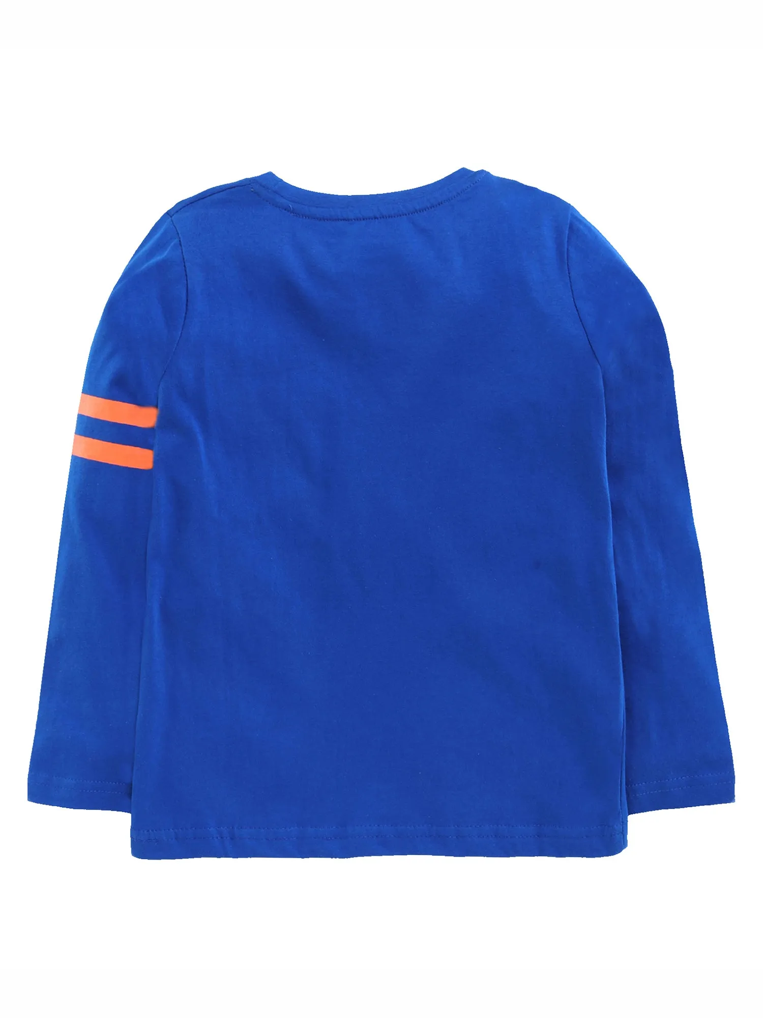 Boys Cotton T-Shirt with Print & Solid Pyjama Sets