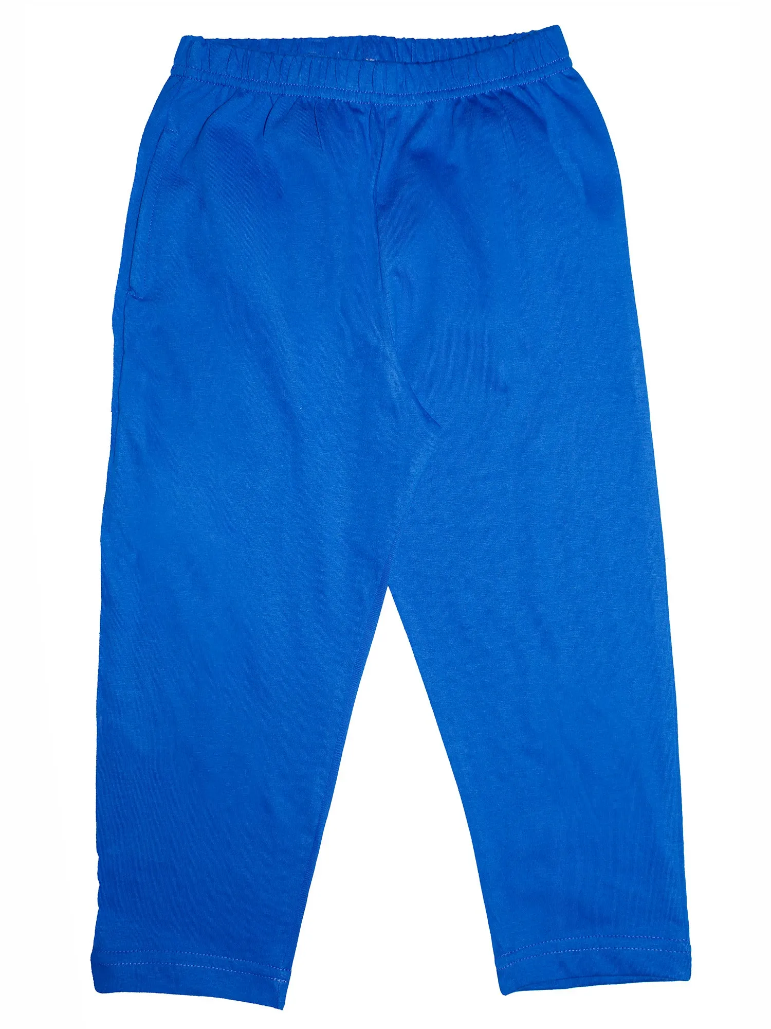 Boys Cotton T-Shirt with Print & Solid Pyjama Sets