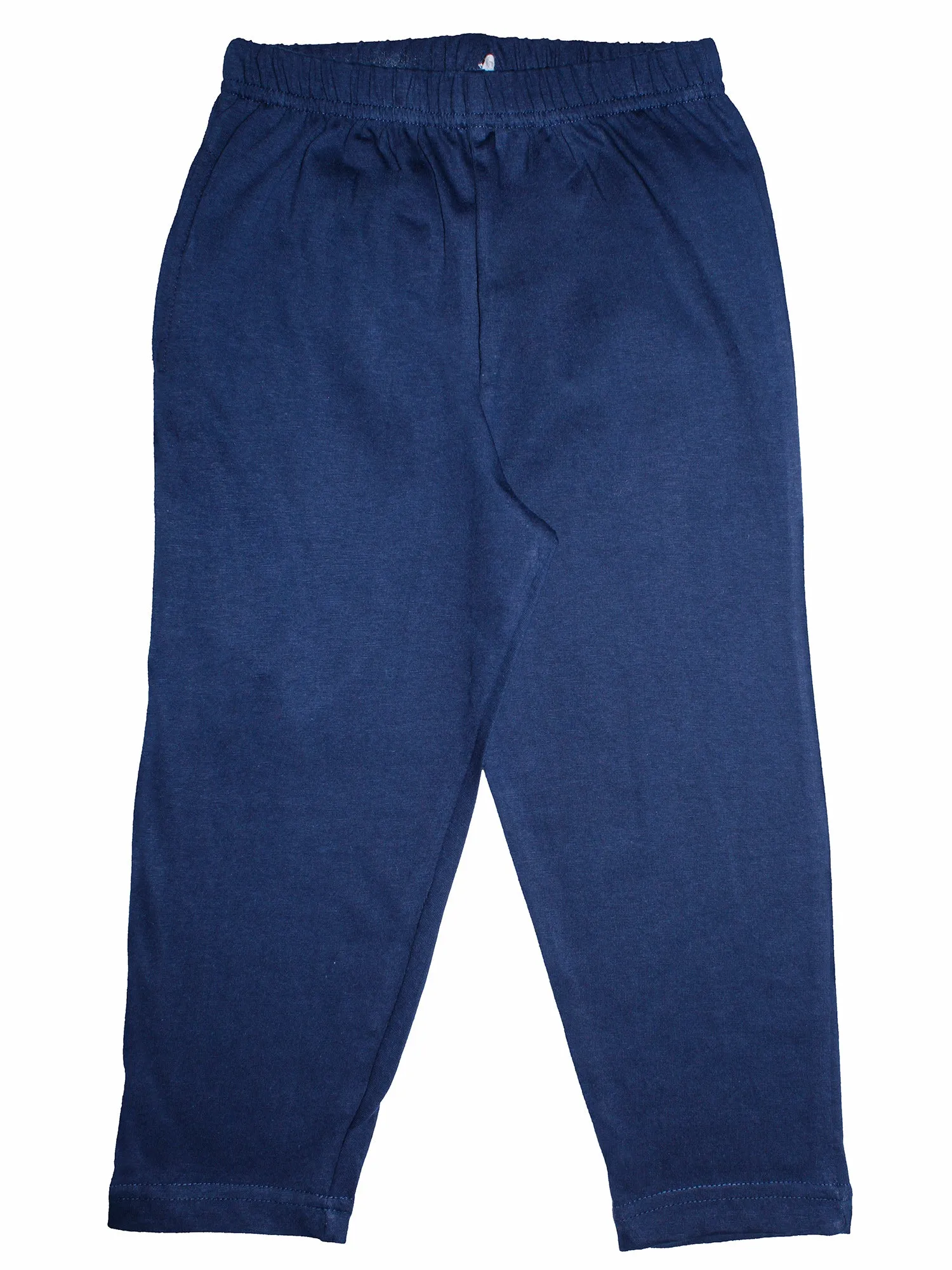 Boys Cotton T-Shirt with Print & Solid Pyjama Sets