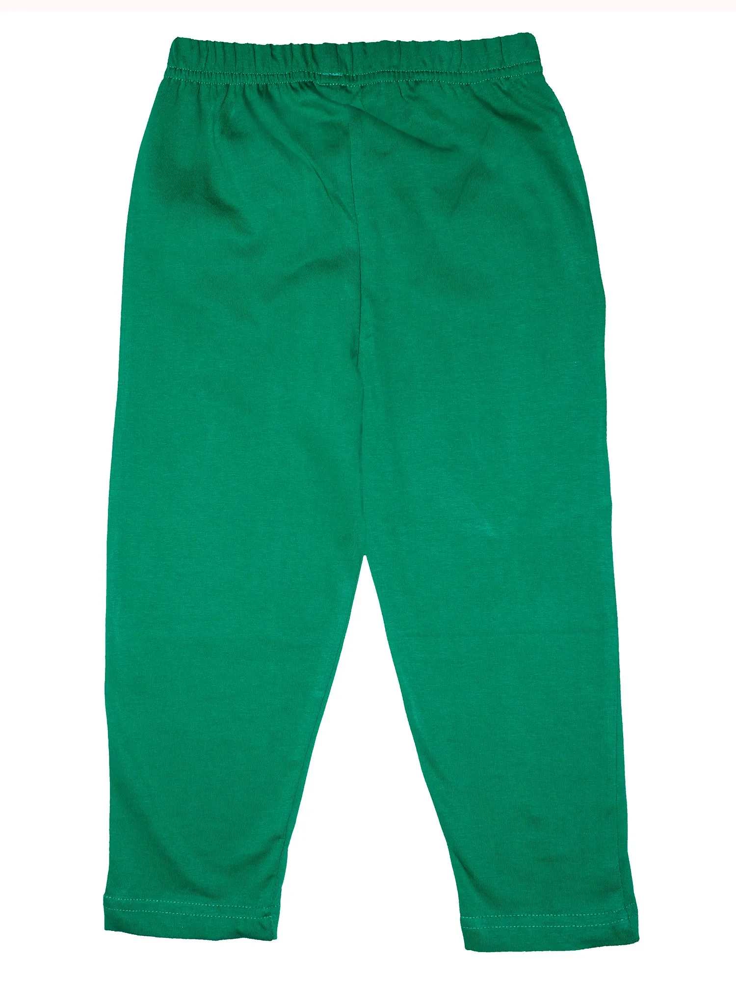 Boys Cotton T-Shirt with Print & Solid Pyjama Sets