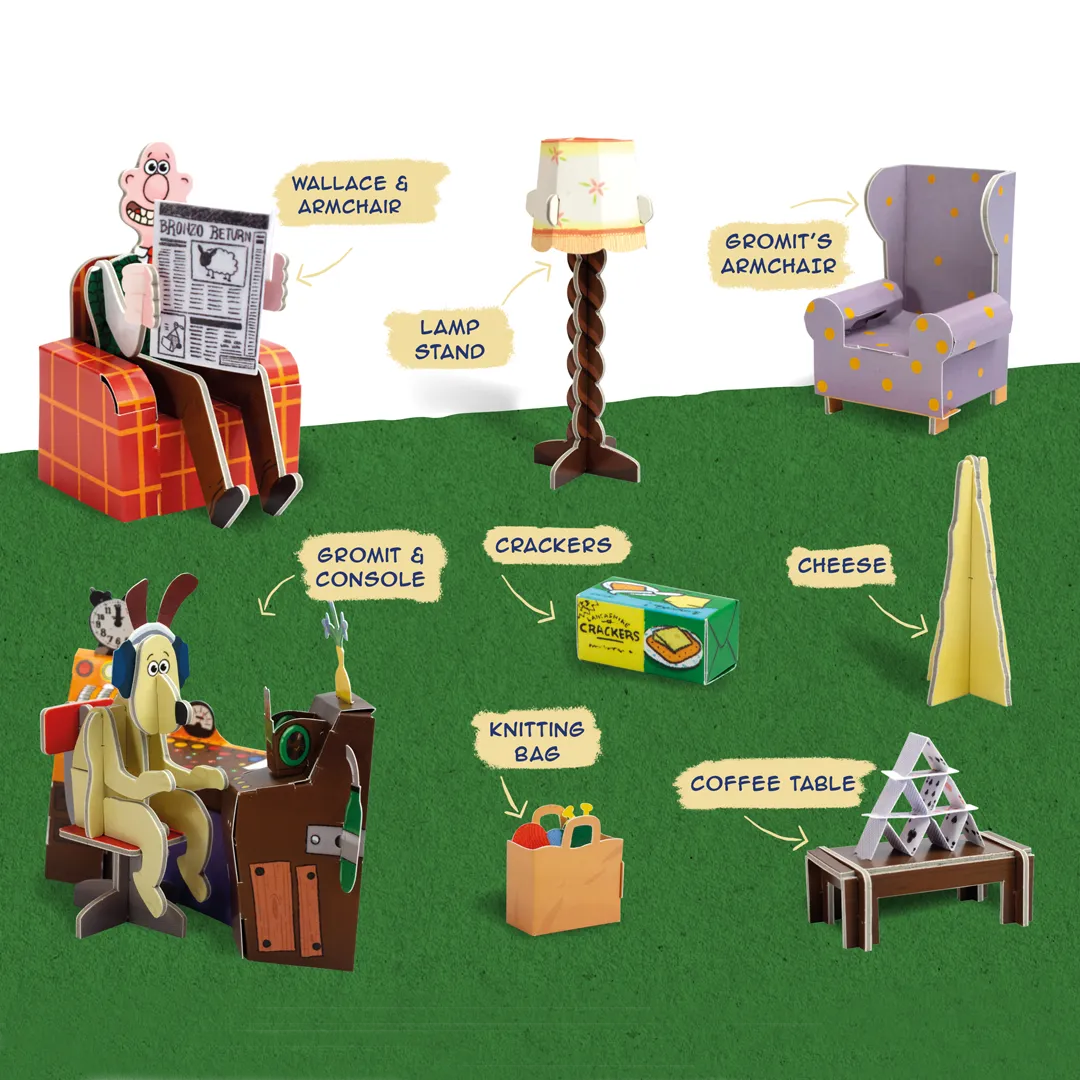 Build Your Own Wallace & Gromit Rocket Kit
