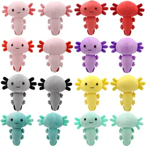 Cartoon Plush Axolotl Plush Toy Kawaii Animal Axolotl Plushies Figure Doll Toy Cartoon Pink Axolotl Stuffed Doll Gifts