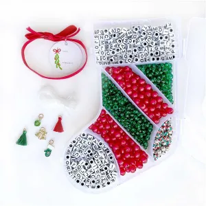 Christmas Stocking Bead Box