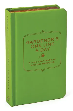 Chronical Books Gardener's One Line a Day - A Five-Year Memory Book of Garden Memories
