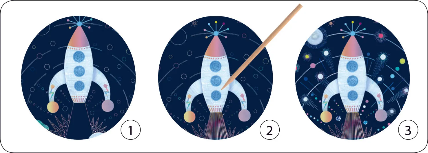 Cosmic Mission Scratch Cards