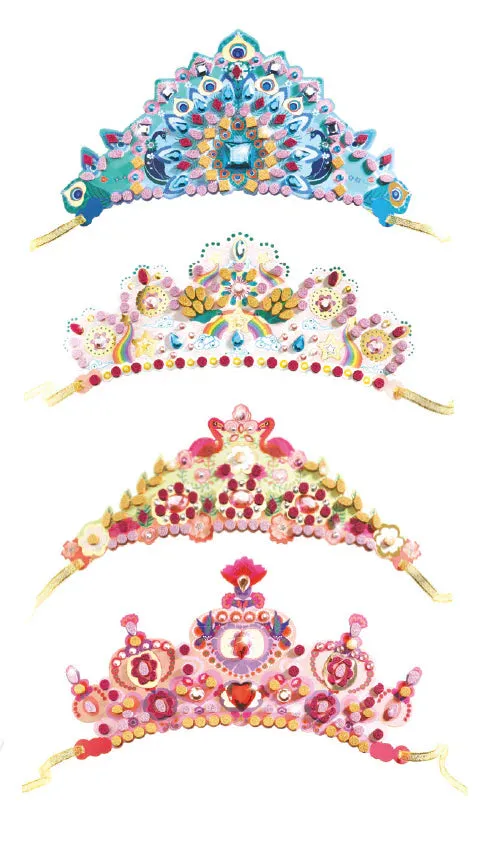 diy mosaic tiaras