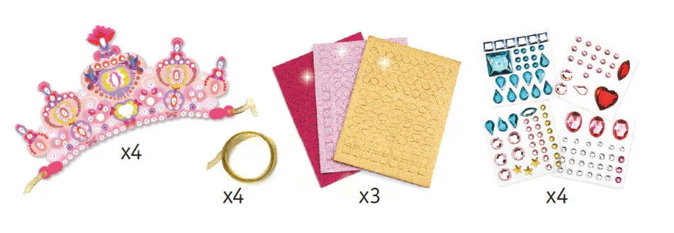 diy mosaic tiaras