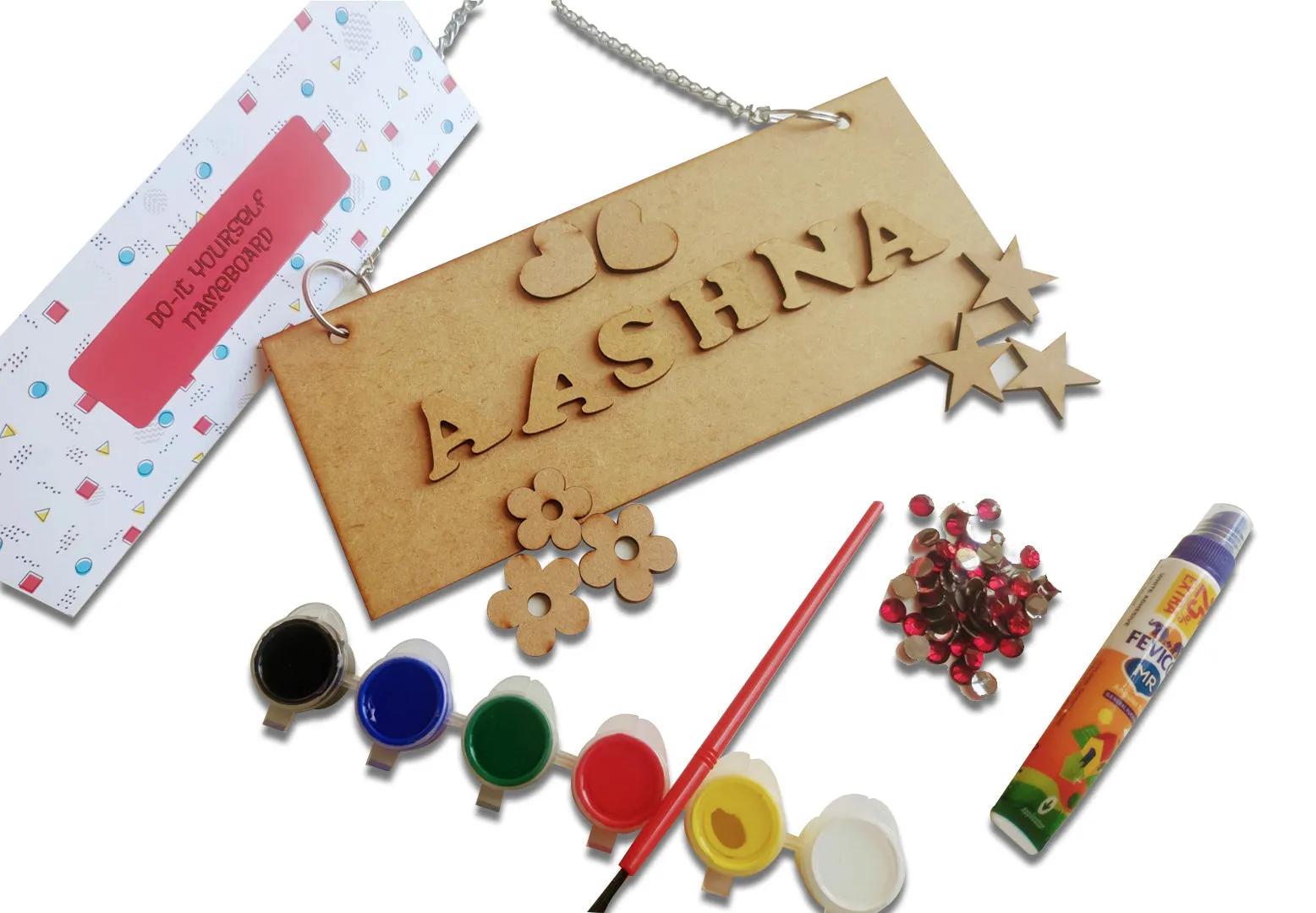 DIY Personalised Name Board Activity Kit (PREPAID)