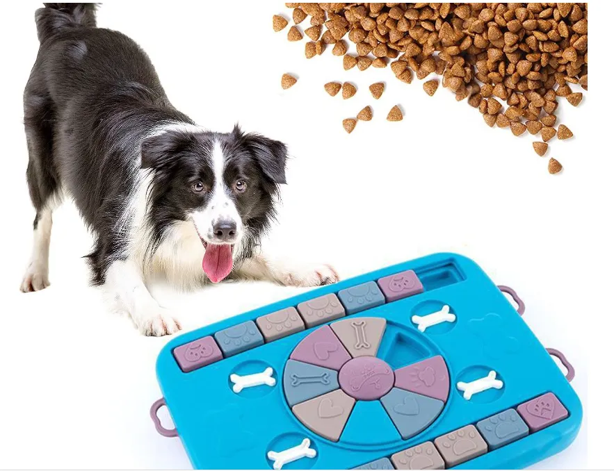 Dog Puzzle Toys for Smart Dogs Mental Enrichment and Brain Stimulating, Advanced Interactive Puppy Food Puzzle Feeder to Keep Boredom and Active Dog Busy, Puppies Treat Dispenser Dog Gift