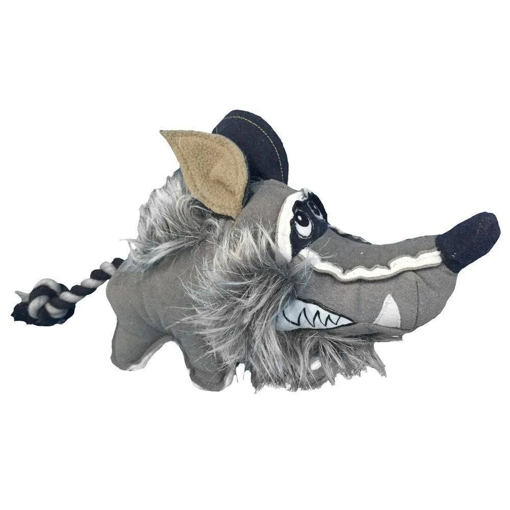 Dogline 15" Wild Wolf Animal Dog Toy